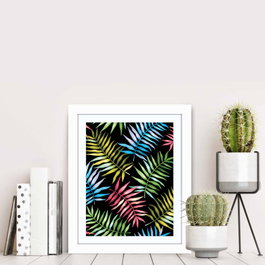 Wallity Cuadro Decorativo Enmarcado Multicolor BCT-079